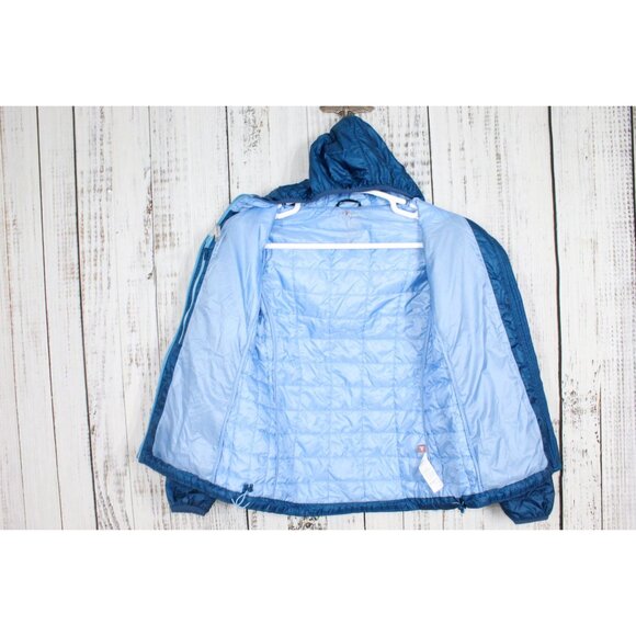 LL Bean PrimaLoft Packaway Hooded Jacket Bright Mariner Size XS - Picture 4 of 10